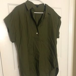 J Crew Olive Green Shirt